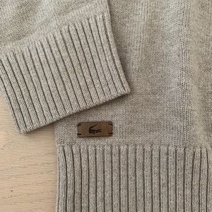 Lacoste Sweaters - MENS Lacoste Wool Cotton Half Zip Sweater Lacoste Sweaters - MENS Lacoste Wool Cotton Half Zip Sweater